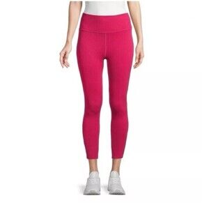 NEW Free People Movement Free Throw Ribbed Leggings Pink Women’s Size Large L
